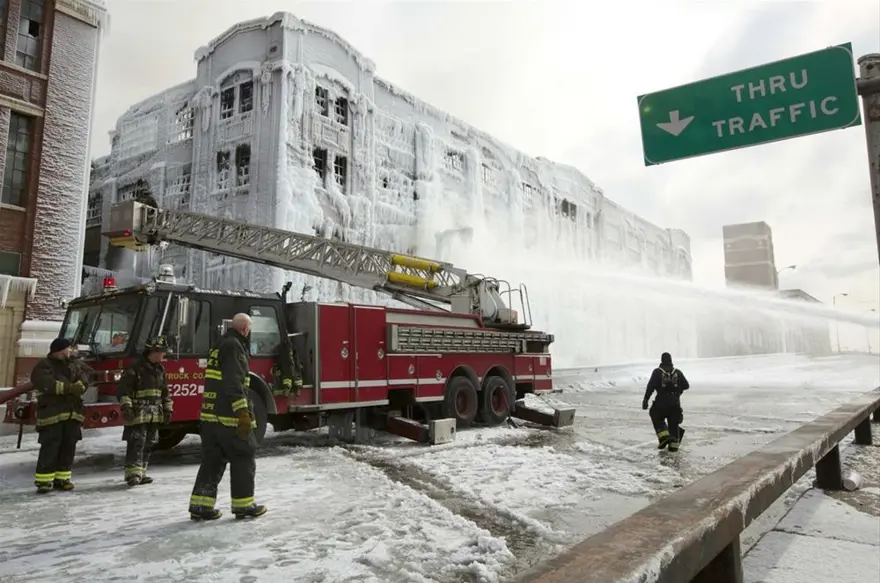 İtfaiyenin buzla mücadelesi 80