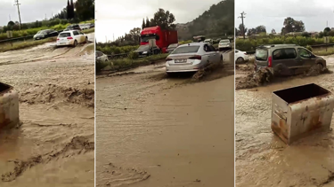 Ege’de sağanak: Aydın’da yollar göle döndü
