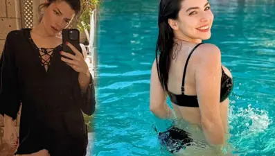 Merve Boluğur'dan tatil pozu