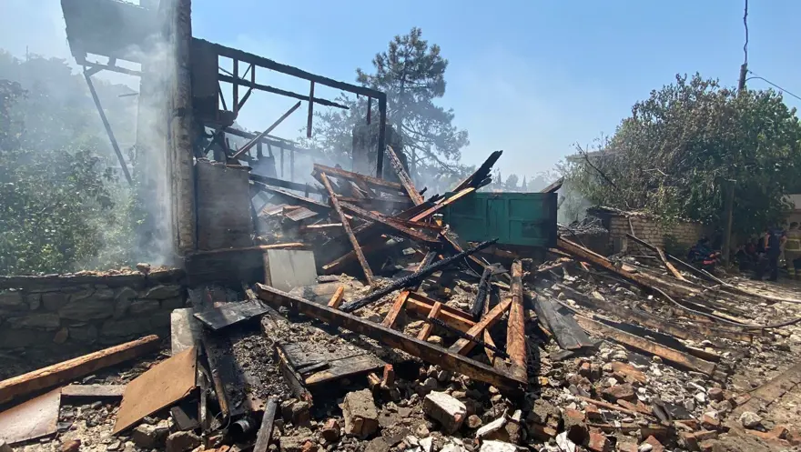 Safranbolu'da tarihi konakta yangın 7