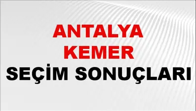 Antalya KEMER Seçim Sonuçları 2024 Canlı: 31 Mart 2024 Türkiye KEMER Yerel Seçim Sonucu ve YSK Oy Sonuçları Son Dakika