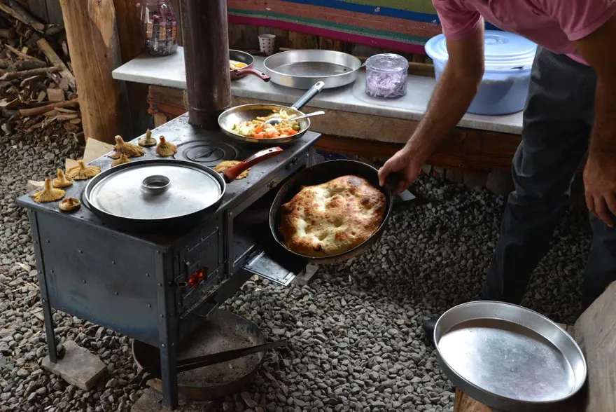 Yaylada "kuzine" başında tatil keyfi 4