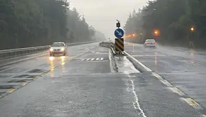 Bolu Dağı'nda sağanak etkili oldu