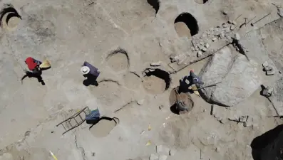 Kırıkkale'de 3 bin kişilik törenlerin yapıldığı tarihi saray bulundu