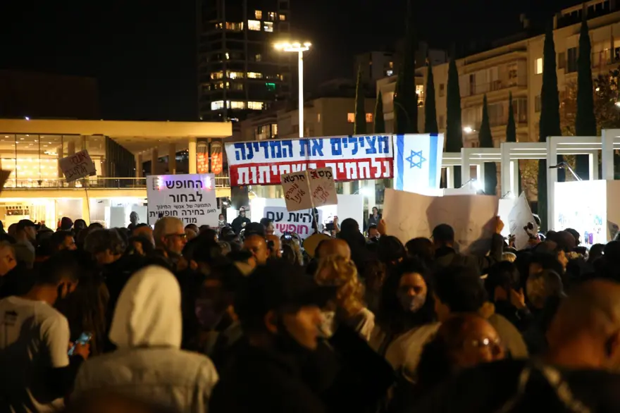 İsrail'de “Aşıya hayır” protestoları 7