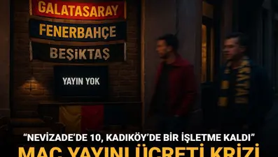 Maç izletmenin maliyeti yüzde 550 arttı... Nevizade'de 10, Kadıköy'de sadece 1 işletme kaldı