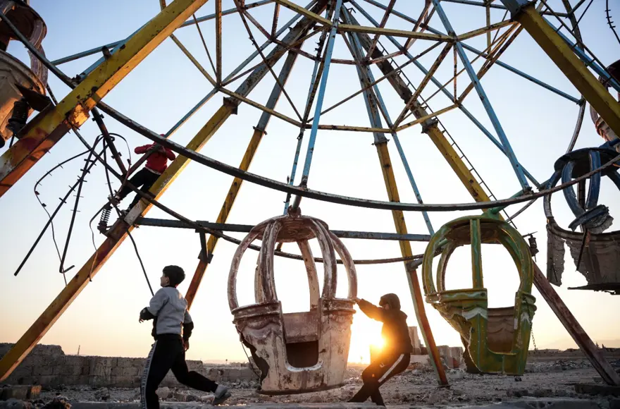 Suriyeli çocukların oyun alanı: "Harabeye dönen lunaparklar" Suriyeli çocukların oyun alanı: "Harabeye dönen lunaparklar"
