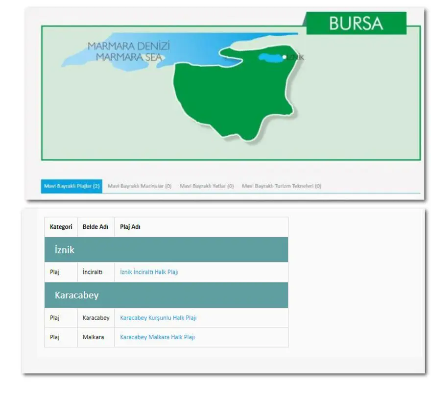 Türkiye'nin mavi bayraklı plajları: 2024 yılı güncel listesi (En iyi sahiller ve plajlar) 67 Türkiye'nin mavi bayraklı plajları: 2024 yılı güncel listesi (En iyi sahiller ve plajlar) 67