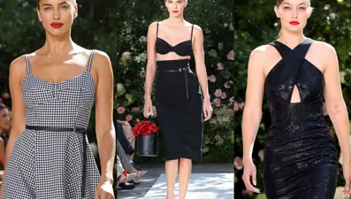 Ünlü modeller Michael Kors defilesinde buluştu