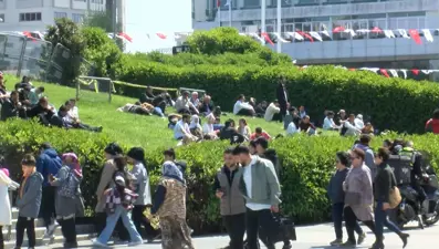 Taksim'de deprem yoğunluğu