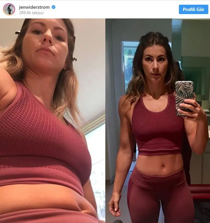 Zayıflamak isteyenlere ilham olabilecek öncesi ve sonrası fotoğraflar 3