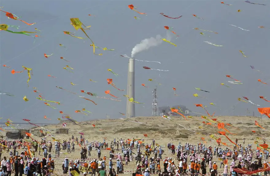 Gazze'de uçurtma şenliği 2