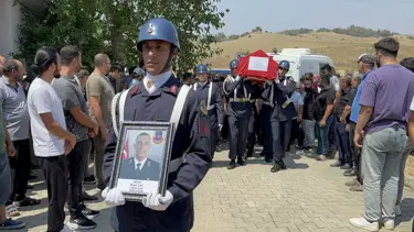 Nehirde boğulan uzman çavuş son yolculuğuna uğurlandı