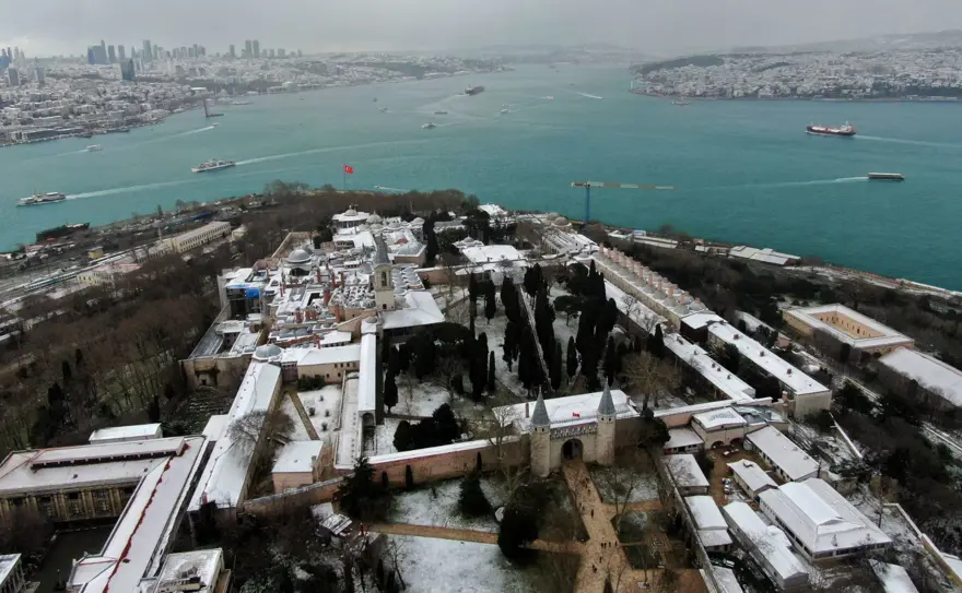 İstanbul'dan kar fotoğrafları 12
