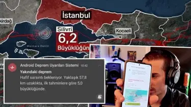 Telefonlara bildirim geldi: Deprem tahmini mi yoksa uyarı mı?