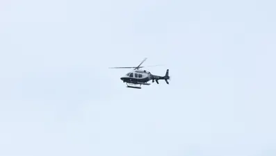 İngiltere'de helikopter düştü!