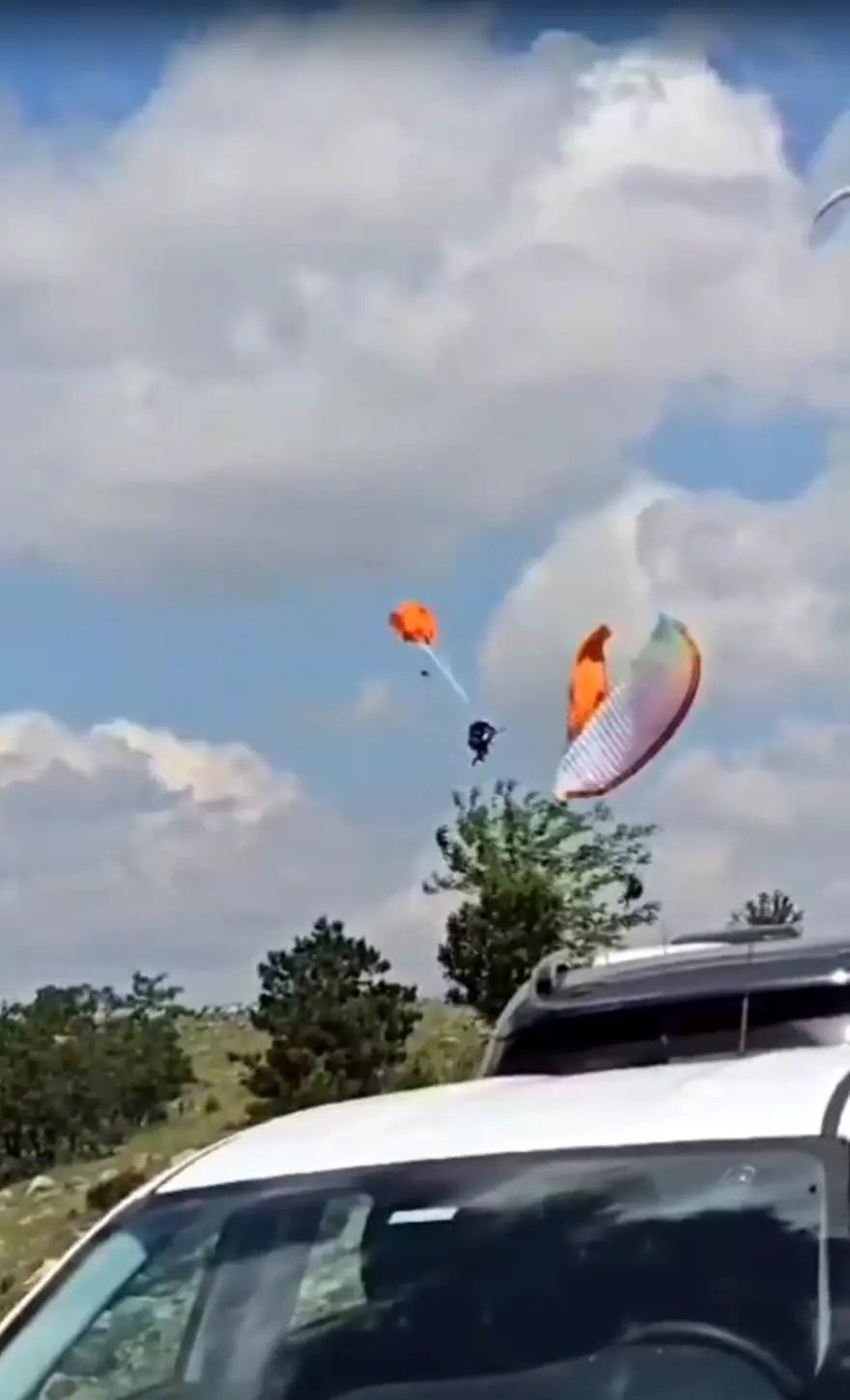 Yamaç paraşütü can aldı: Kazadan yeni görüntüler ortaya çıktı 5