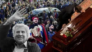 Yunanistan sanatçı Mikis Theodorakis'i uğurlandı Yunanistan sanatçı Mikis Theodorakis'i uğurlandı