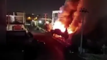 Bursa'da korkutan fabrika yangını