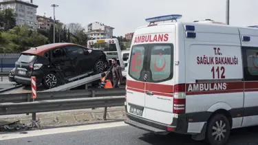 TEM'de zincirleme kaza