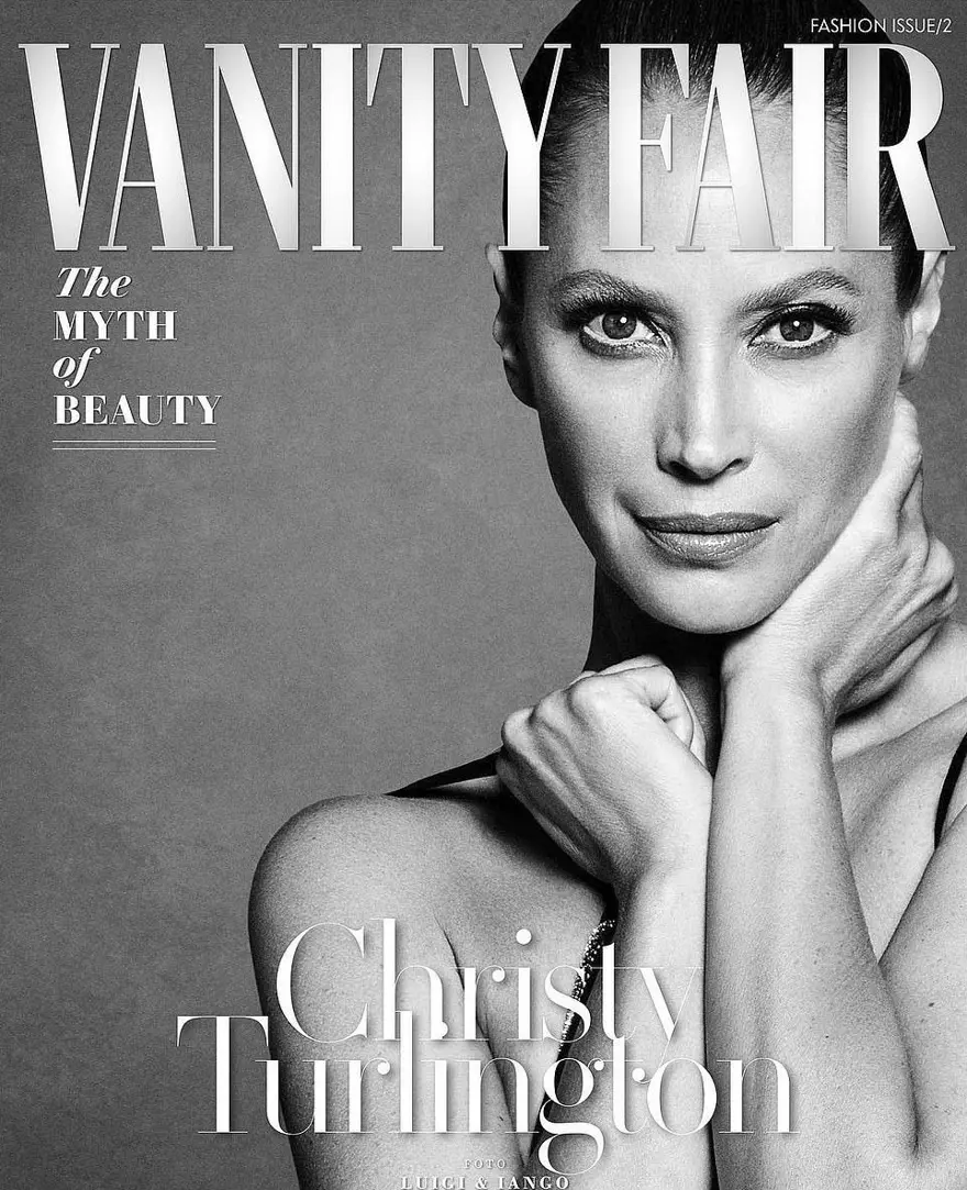 Bir dönemin en ünlü süper modelleri dergi kapağında 16