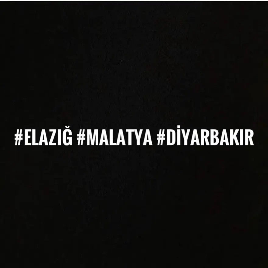 Deprem sonrası ünlü isimlerden Elazığ ve Malatya'ya geçmiş olsun mesajları 26
