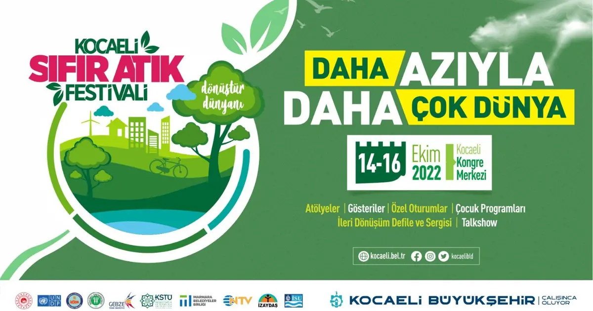 Kocaeli Büyükşehir’den Sıfır Atık Festivali: Daha azıyla daha çok dünya