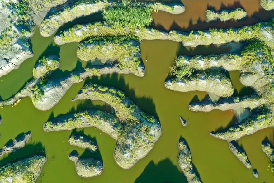 Ağrı Dağı eteklerindeki renkli sulak alanlar ilgi çekiyor 2