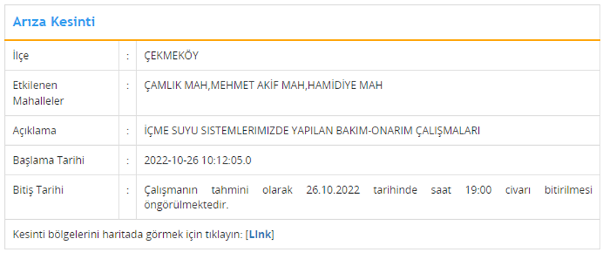 İstanbul'un 6 ilçesinde su kesintisi: 2 ilçede 9 saat su kesintisi yaşanacak (26 Ekim İSKİ su kesintisi listesi) 1