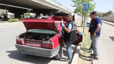 Çaldığı aracın yakıtı bitince yenisini çaldı