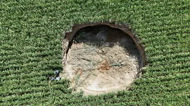 Konya'dan sonra şimdi de Karaman'da obruk oluştu