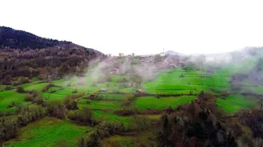 Küre Dağları yeşilin binbir tonuyla doyumsuz manzaralar sunuyor