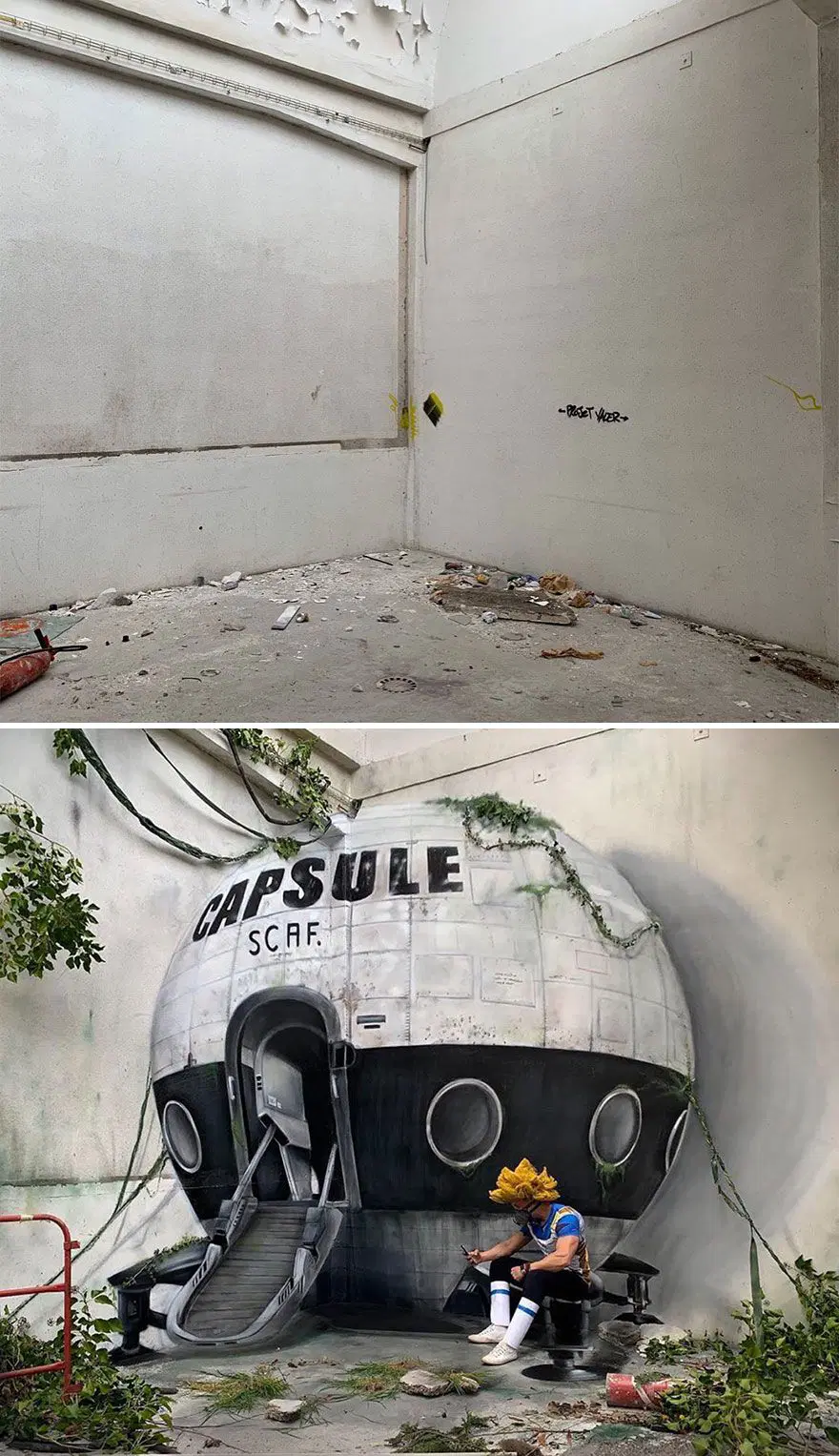 Fransız sokak sanatçısından 3 boyutlu grafitiler 10