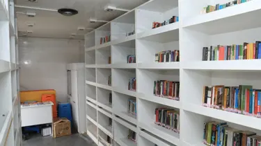 Van'da gezici kütüphane hizmete başladı