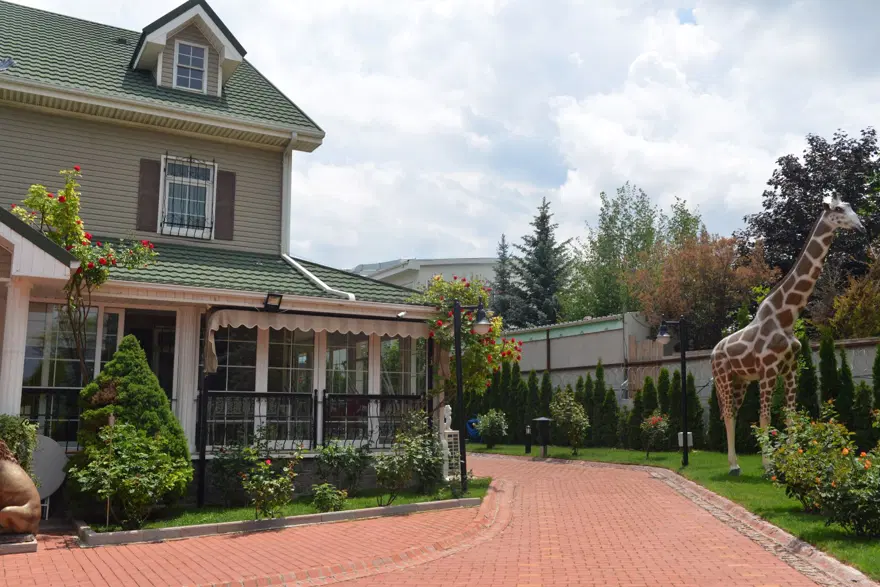 RESTORANI HAYVANAT BAHÇESİNE DÖNÜŞTÜRDÜ 2