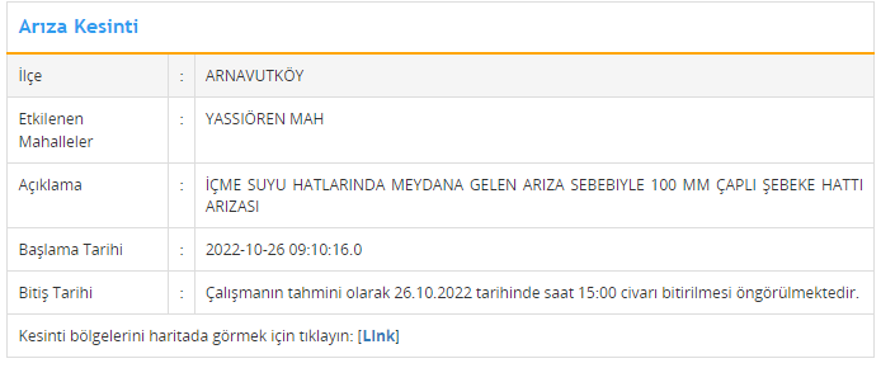 İstanbul'un 6 ilçesinde su kesintisi: 2 ilçede 9 saat su kesintisi yaşanacak (26 Ekim İSKİ su kesintisi listesi) 4