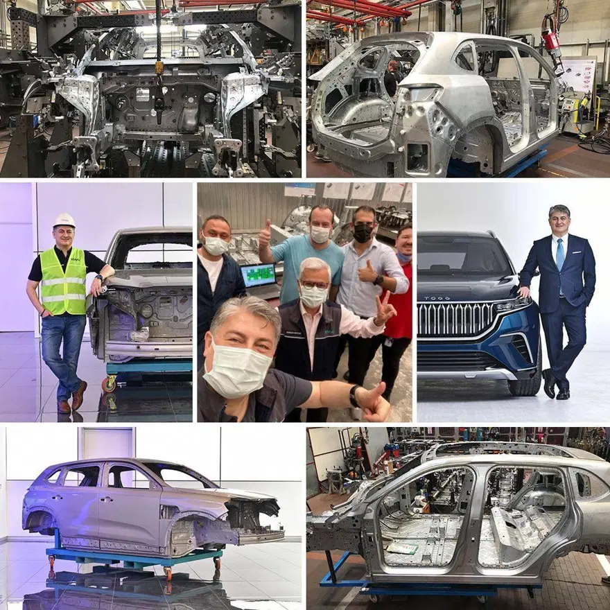 Yerli otomobilin montajından ilk görüntü 7 Yerli otomobilin montajından ilk görüntü 7