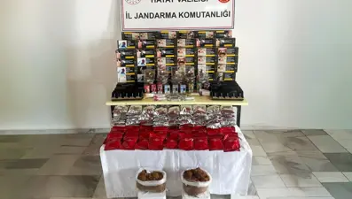 Hatay'da kaçak tütün operasyonu