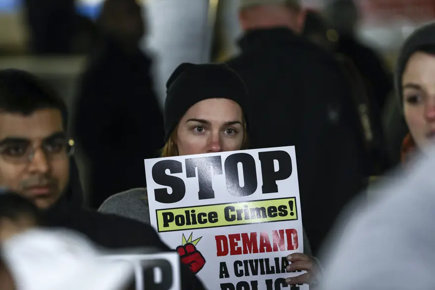 Şikago’da çifte Trump protestosu 12