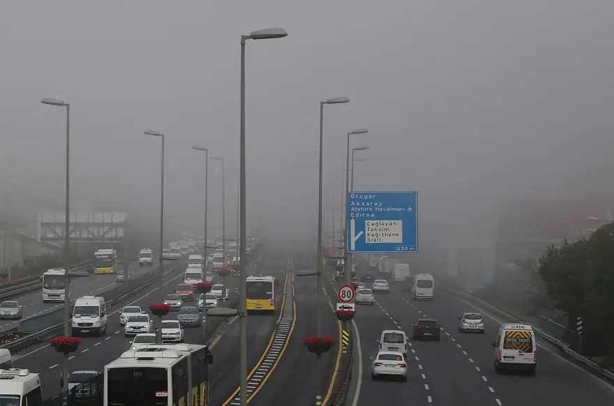 İstanbul'da sis 1