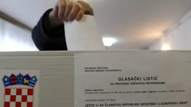 Hırvatistan'da AB referandumu