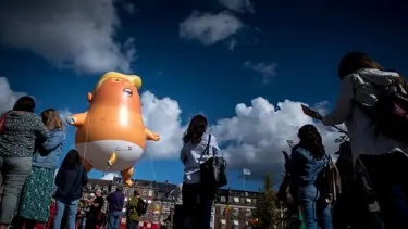 'Bebek Trump' Londra Müzesi'nde sergilenecek