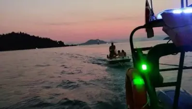 Sürüklenen teknedeki 4 kişi kurtarıldı