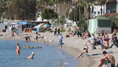 Muğla'da sahiller doldu