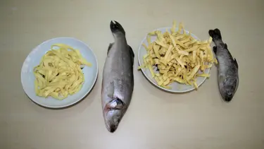 Kokusu gitti, tadı kaldı: Balık eti ve kılçığından makarna