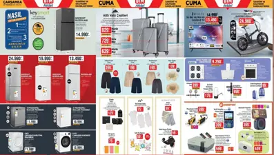 BİM Aktüel Kataloğu 22-25 Temmuz 2025: BİM’de cuma günü valiz çeşitleri, ankastre set, merdiven, çubuk blender ve kulaklık satışa çıkıyor