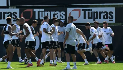 Beşiktaş günü çift idmanla tamamladı