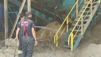 Adana'da enerji tesisinde yangın