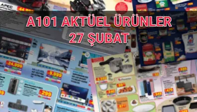 Bugün raflarda! A101'de indirimli ürünler: 27 Şubat A101 aktüel ürünler kataloğu ve Ramazan özel fırsatları