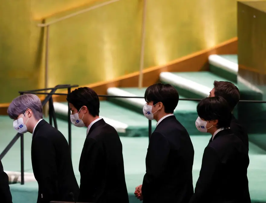 BTS grubu Birleşmiş Milletler Genel Kurulu'nda konuştu 6